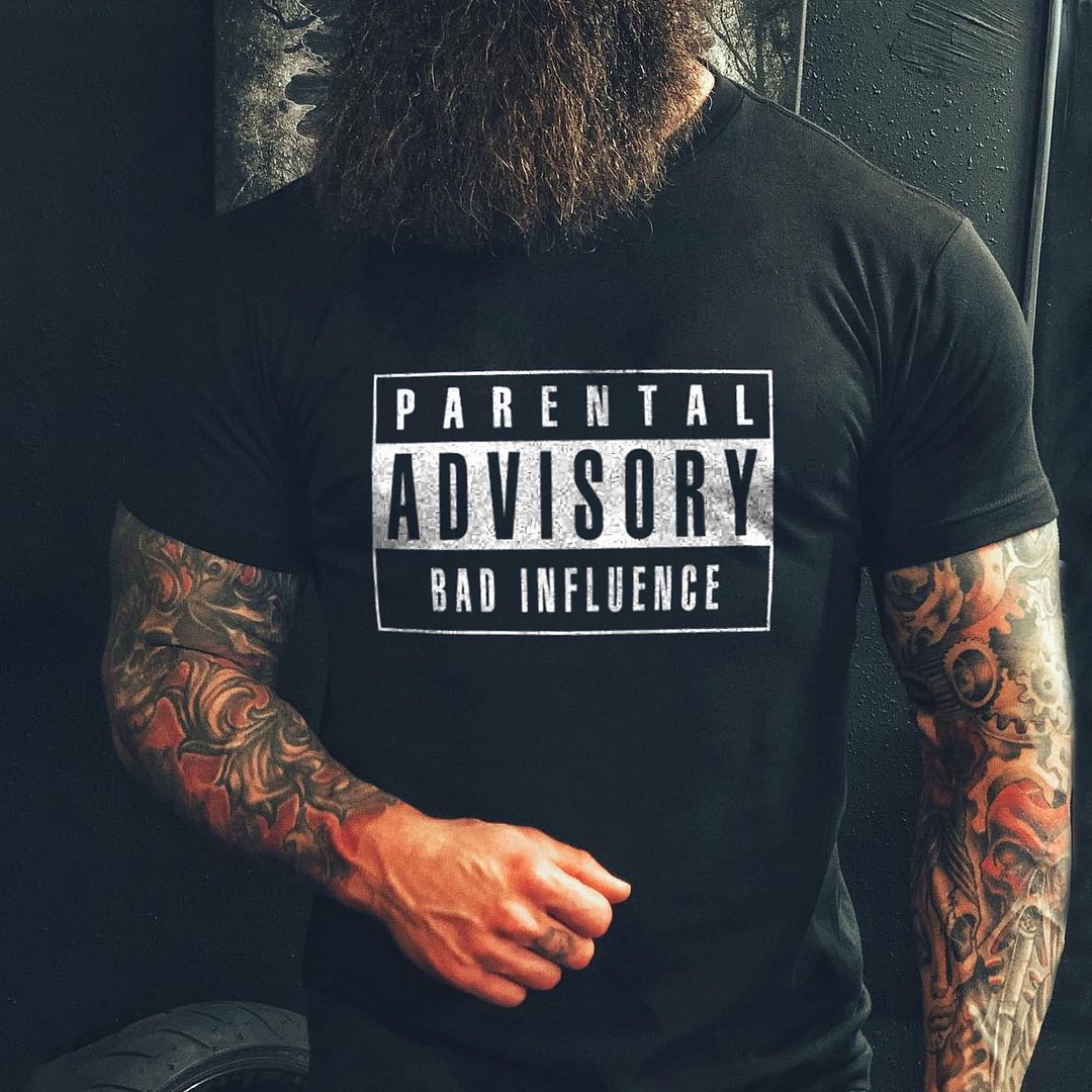 Livereid Parental Advisory Bad Influence T-shirt - Livereid
