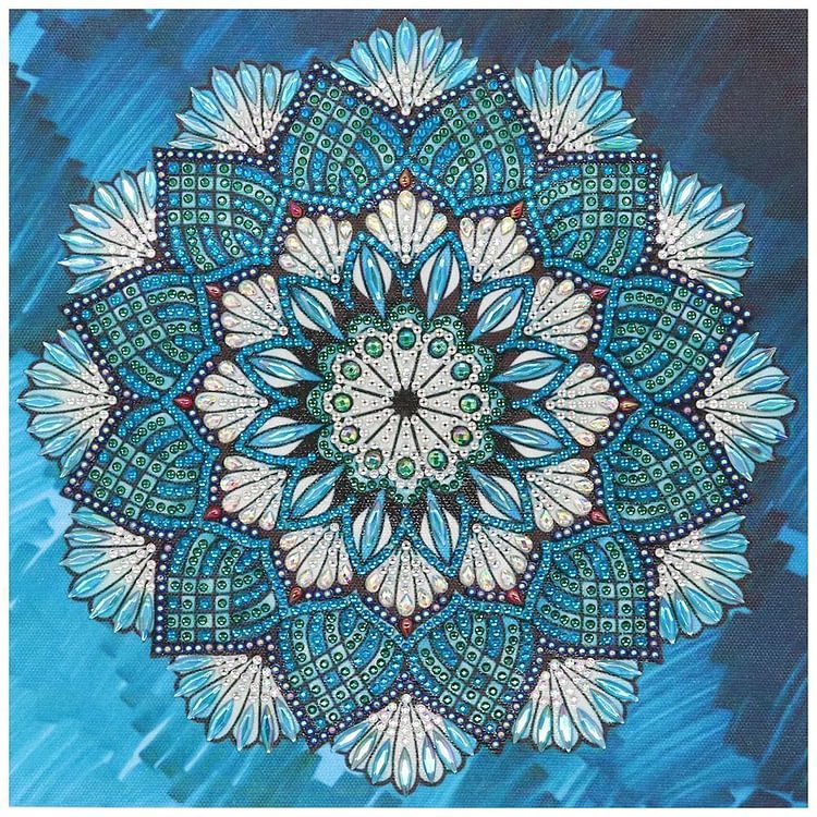 Mandala-Partial Special Diamond Painting-