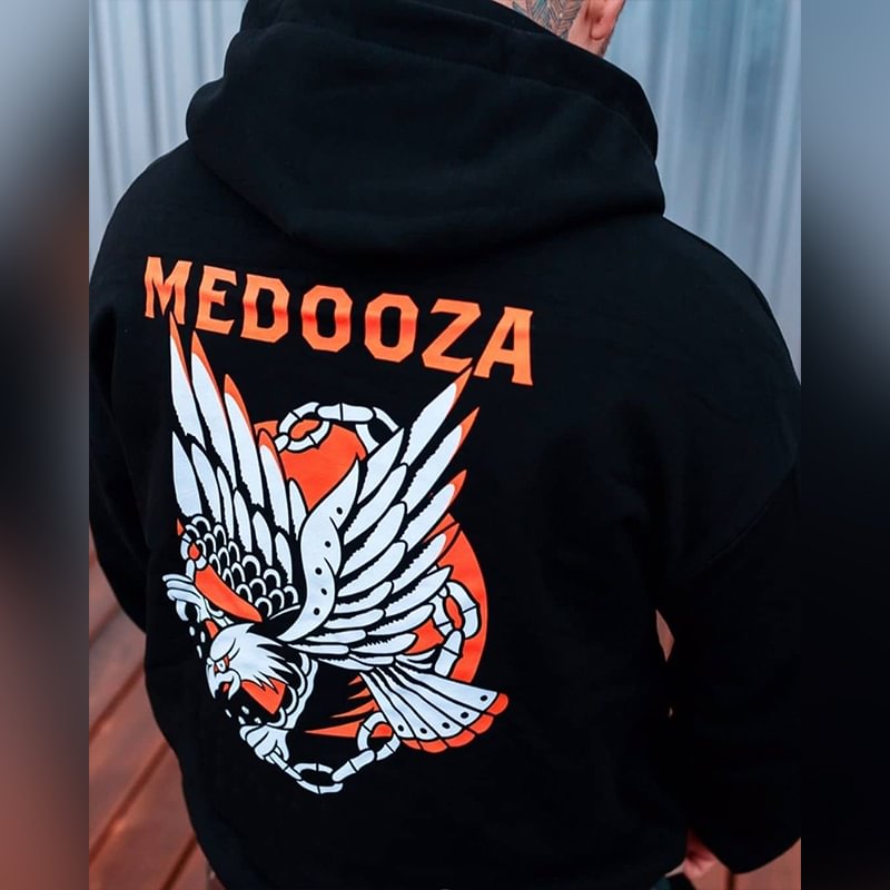Cloeinc    Men's Medooza Owl Printed Fashion Hoodie - Cloeinc