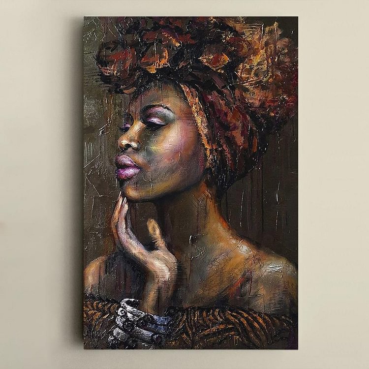 The Gold of Africa Canvas Wall Art