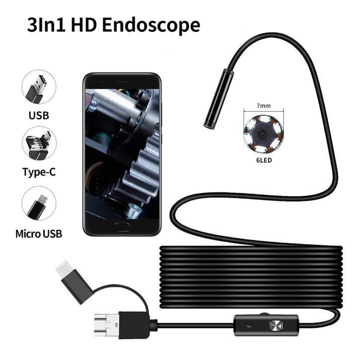 3 In 1 HD Endoscope