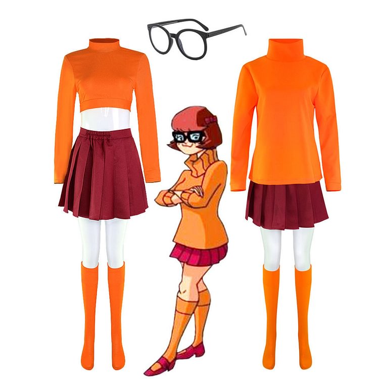 Velma Costume Adult Cosplay