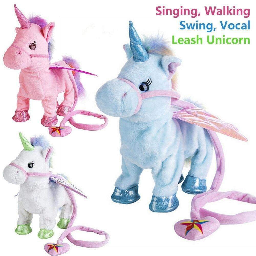 Walking & Singing Unicorn Plush Toy、、sdecorshop