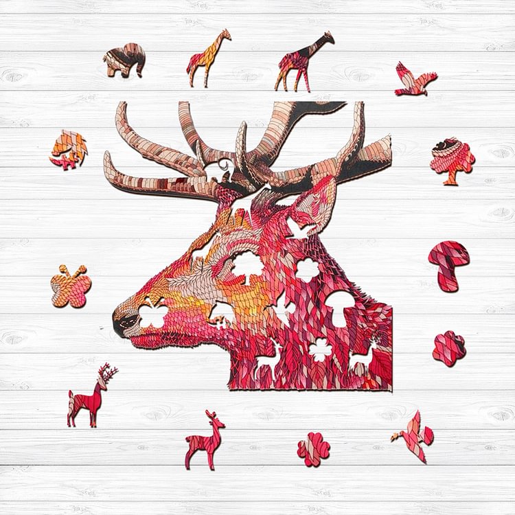 Moose Wooden Jigsaw Puzzle