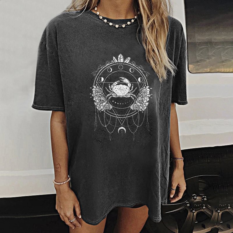   Twelve constellations Cancer designer T-shirt - Neojana