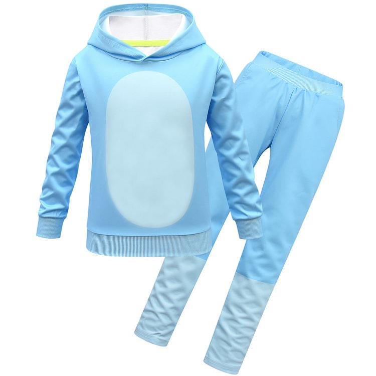 Blue Bluey Cosplay Sweater Set Boys' two piece performance suit 5137-Mayoulove