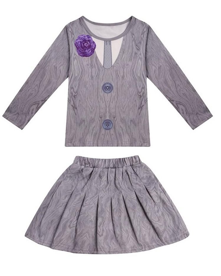 Mayoulove Girls Scary Teacher Halloween Party Cosplay School Play Costume-Mayoulove