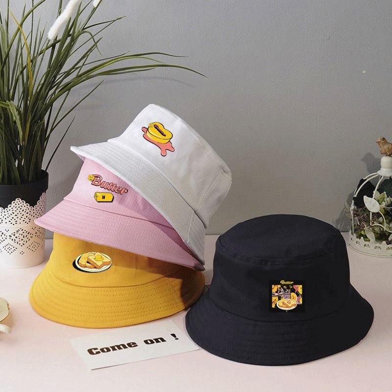 방탄소년단 Butter Cute Print Sun Hat