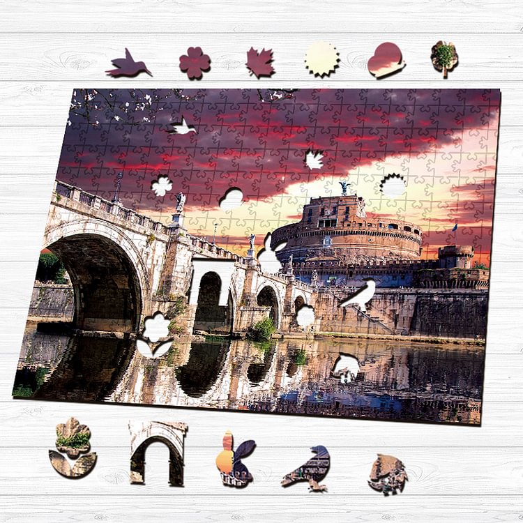 Rome City Wooden Jigsaw Puzzle