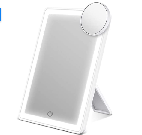 LED Makeup Mirror with 72-LED Halo Lighting