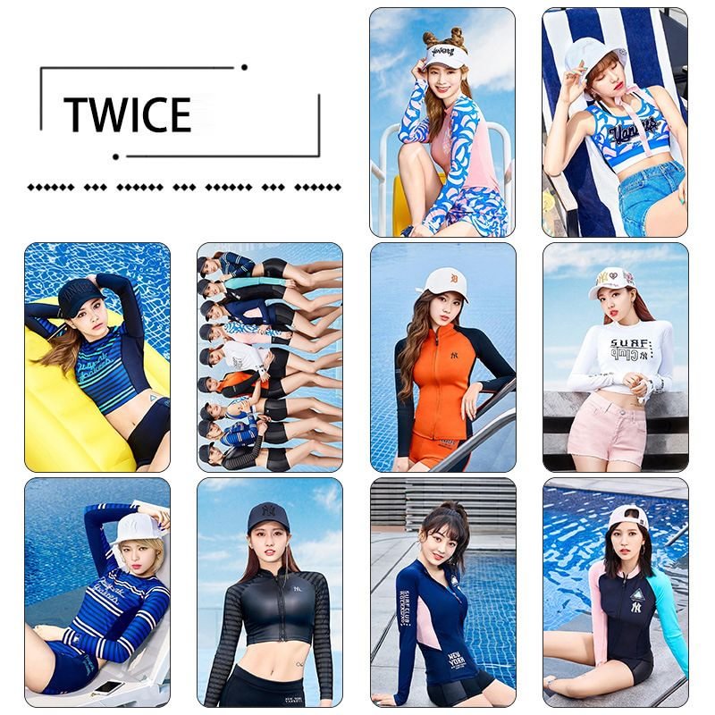 TWICE 10 sheets Card Stickers