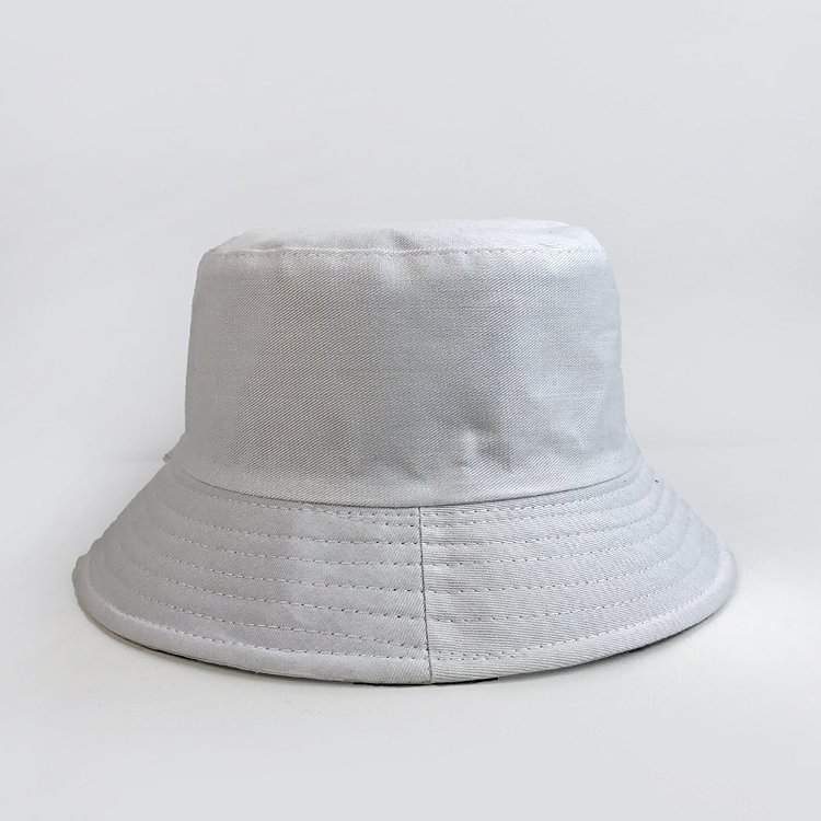 BrosWear Casual Solid Color Bucket Hat