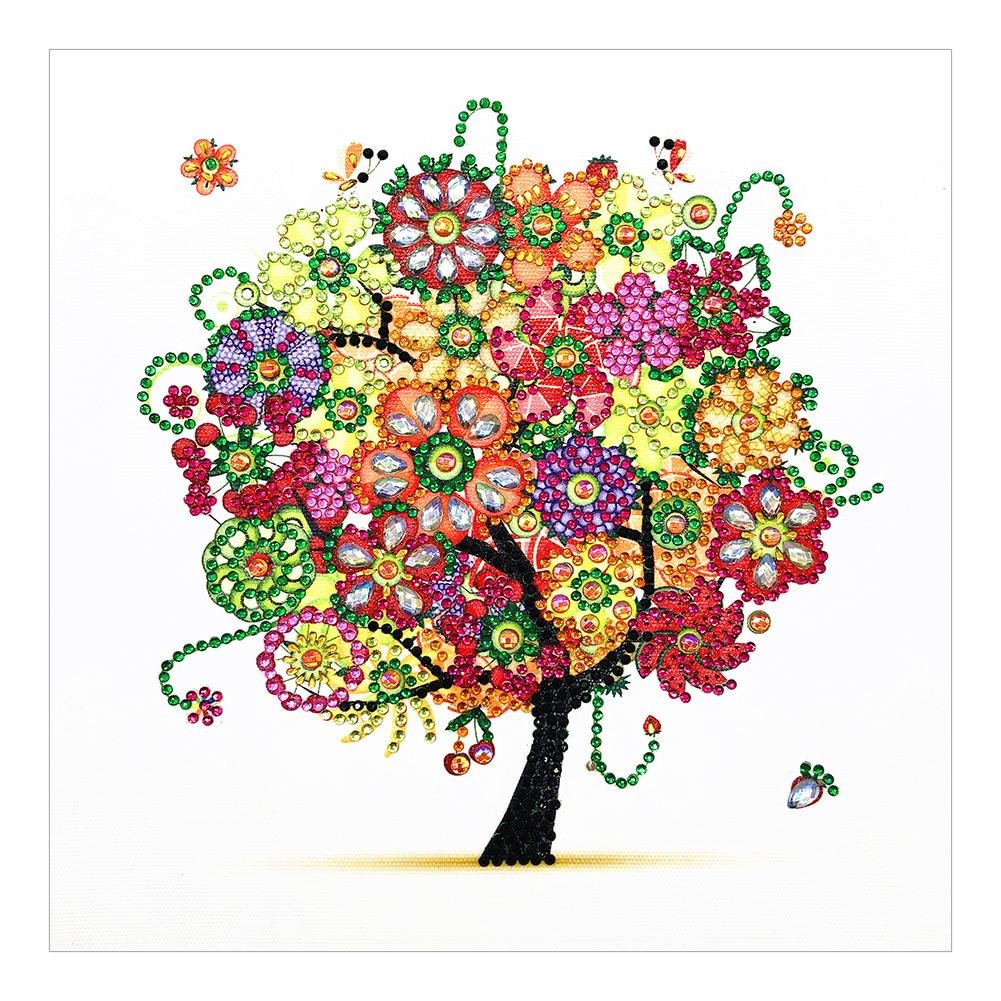 Partial Special Shaped Diamond Painting Tree of Life