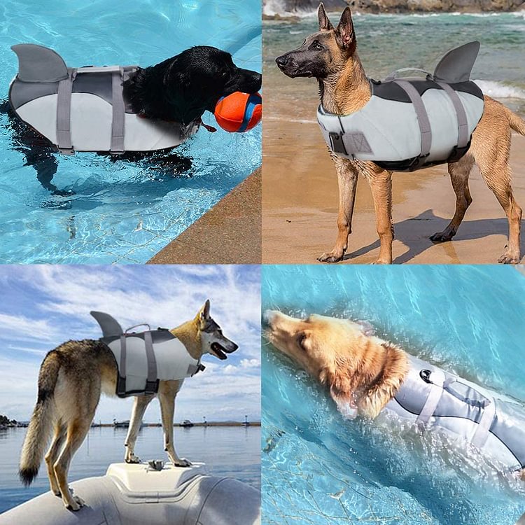 Dog Life Jacket-shark Swimming Vest - tree - Codlins