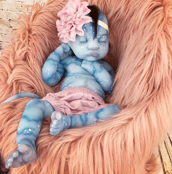  20'' Realistic Handmade Fantasy Avatar Reborn Silicone Newborn Baby Toddler Girl Dolls - Reborndollsshop.com-Reborndollsshop®