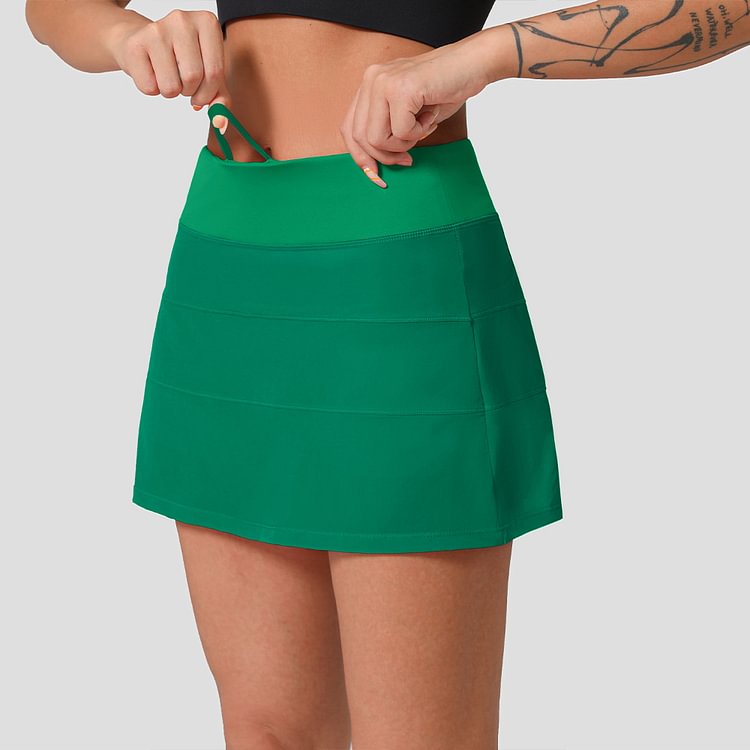 Pace Rival Mid-Rise Pleated Tennis Skirts