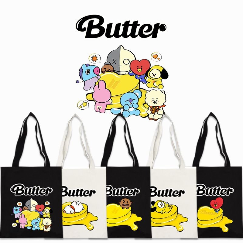 방탄소년단 BT21 Butter Album Cute Handbag