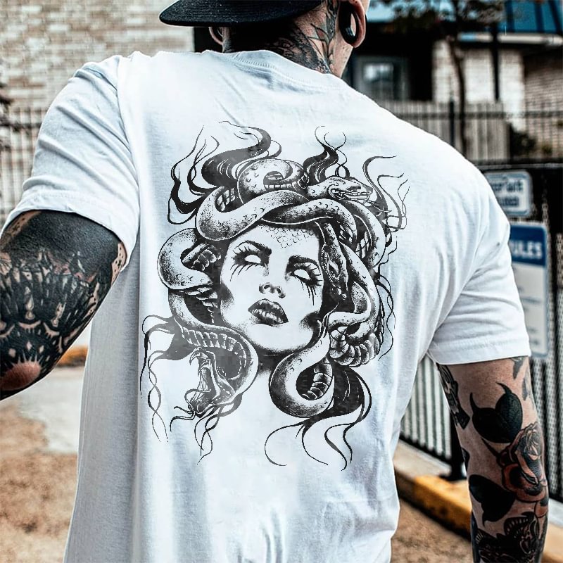 Cloeinc Vintage Medusa Men's T-shirt - Cloeinc