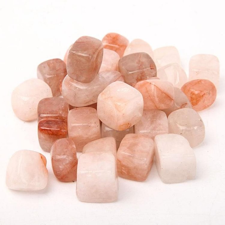 0.1kg Fire Quartz Cubes Bag bulk tumbled stone Crystal wholesale suppliers