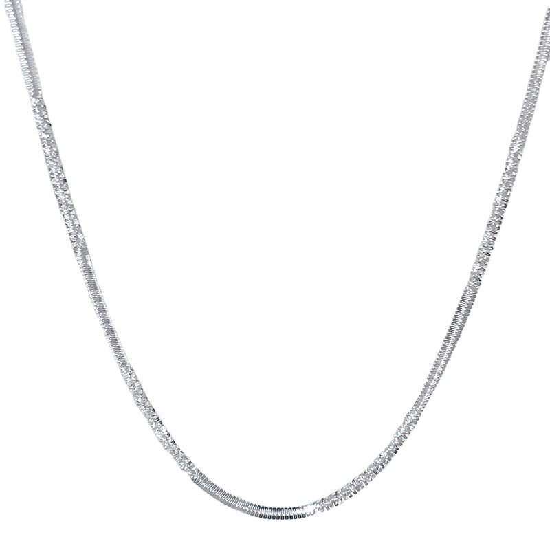 Hemp Rope Silver Chain Necklaces for Women 