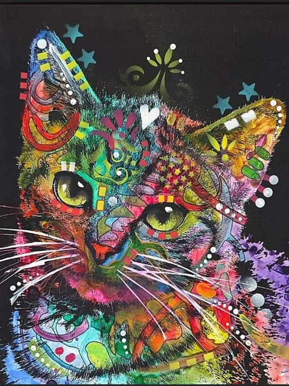 Colorful cat Jigsaw Puzzle(CHRISTMAS SALE)-Ainnpuzzle