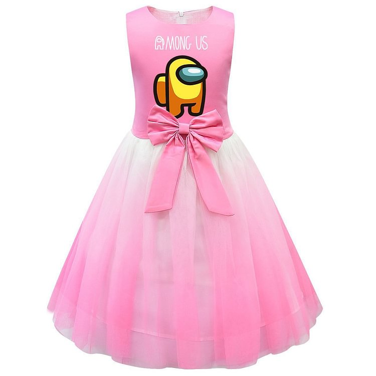 Children's dresses Among us Amongus girls princess dress gauze skirt 80323-Mayoulove