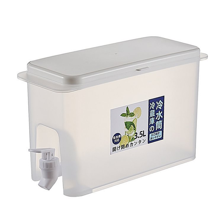 Drink Dispenser with Spigot 3.5L Water Container Large Beverage Dispenser