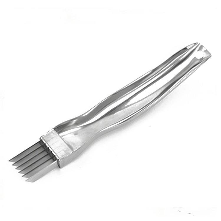 Stainless Steel Vegetable Garlic Onion Cutter Knife Kitchen Cooking Gadgets