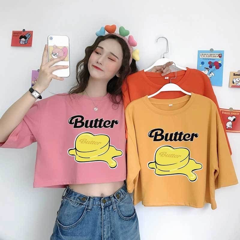 방탄소년단 Butter Album Print Short T-shirt