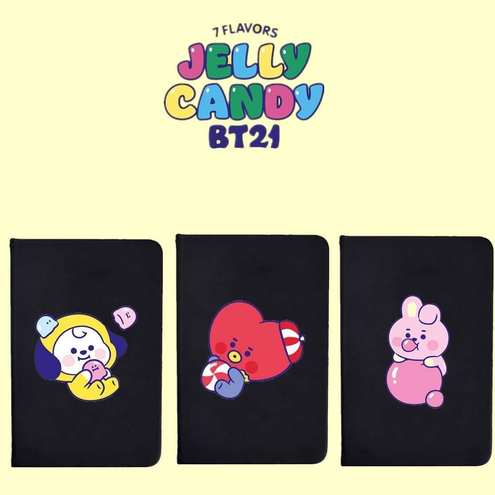 BT21 Jelly Candy Baby Black Notebook