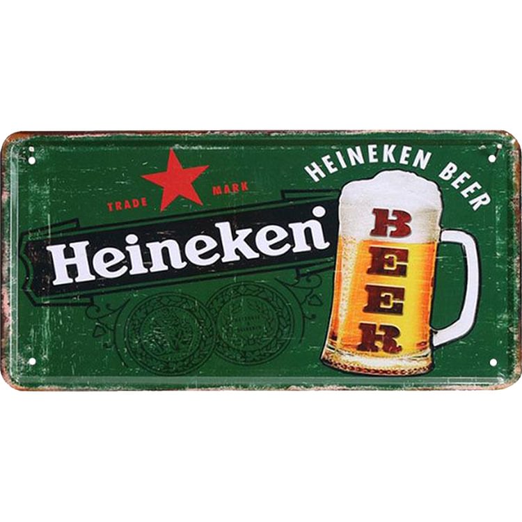 Beer - Car Plate License Tin Signs/Wooden Signs - 30x15cm