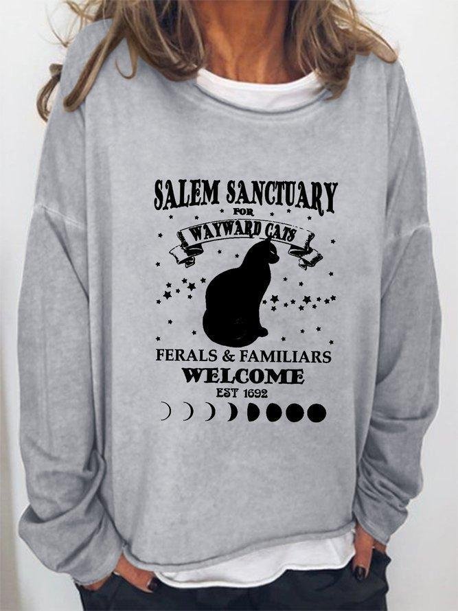 Salem Sanctuary Wayward Cats Sweatshirt-Mayoulove