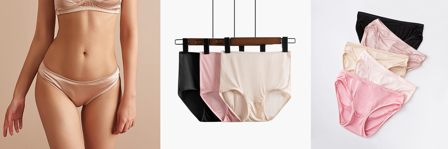 silk string bikini underwear