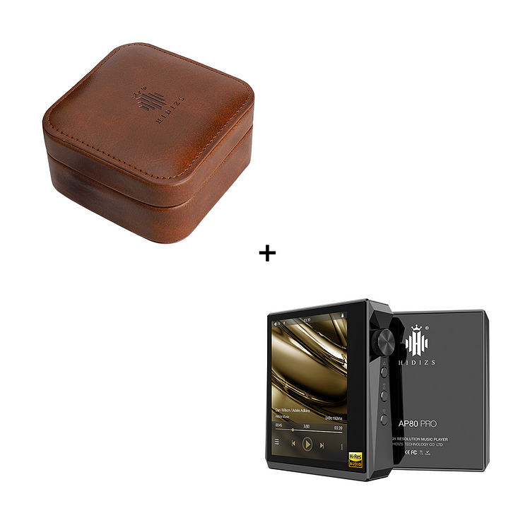 Hidizs EA01 Leather Case + AP80 Pro Music Player Bundle-Hidizs