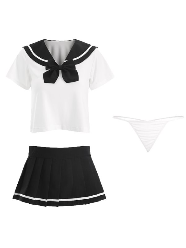 Sailor Costume Uniform Outfit Bra Set-Icossi