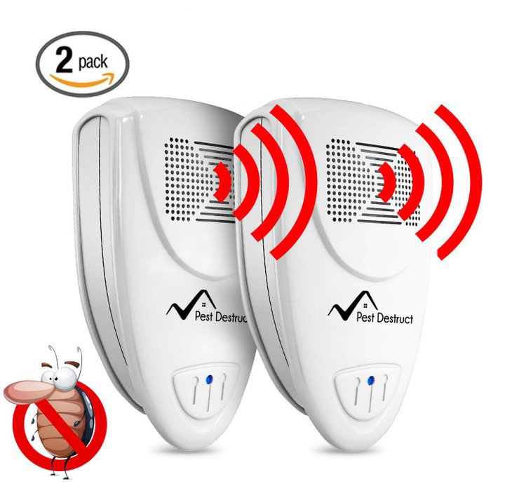 Ultrasonic Cockroach Repeller - PACK of 2 - Get Rid Of Roaches In 48 Hours、、sdecorshop