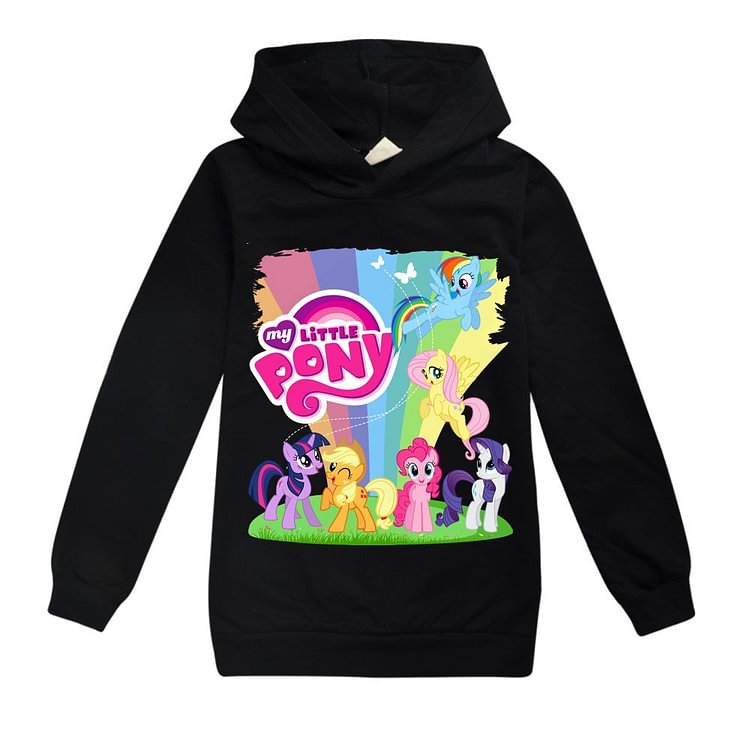 Mayoulove My Little Pony Casual Sweatshirt  Spring Autumn Hoodie for Kids-Mayoulove