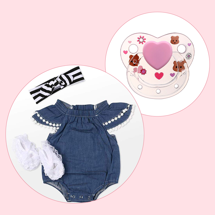  Adoption Reborn Baby Essentials Clothes Pacifier Gift Accessories Set - Reborndollsshop.com-Reborndollsshop®