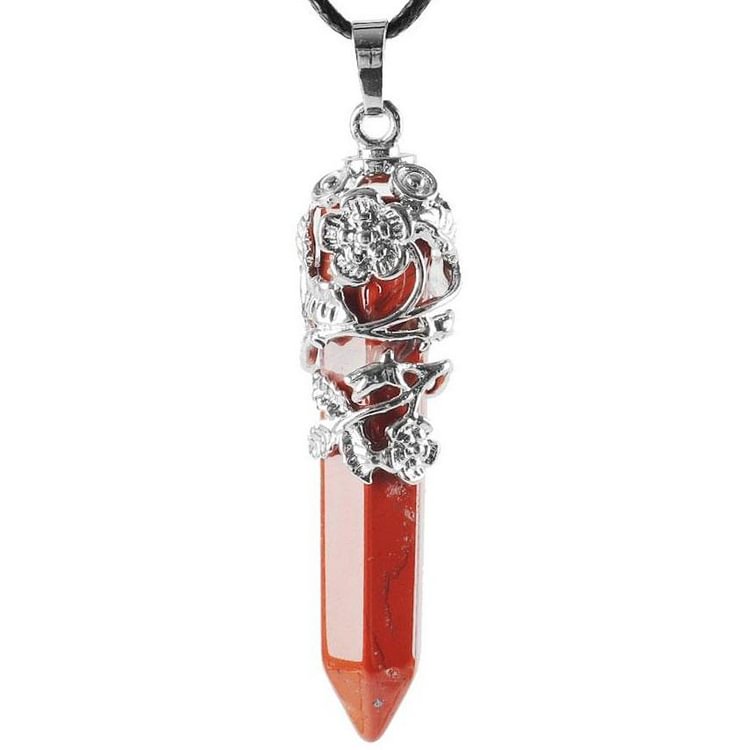 Red Jasper Point Pendant Crystal wholesale suppliers