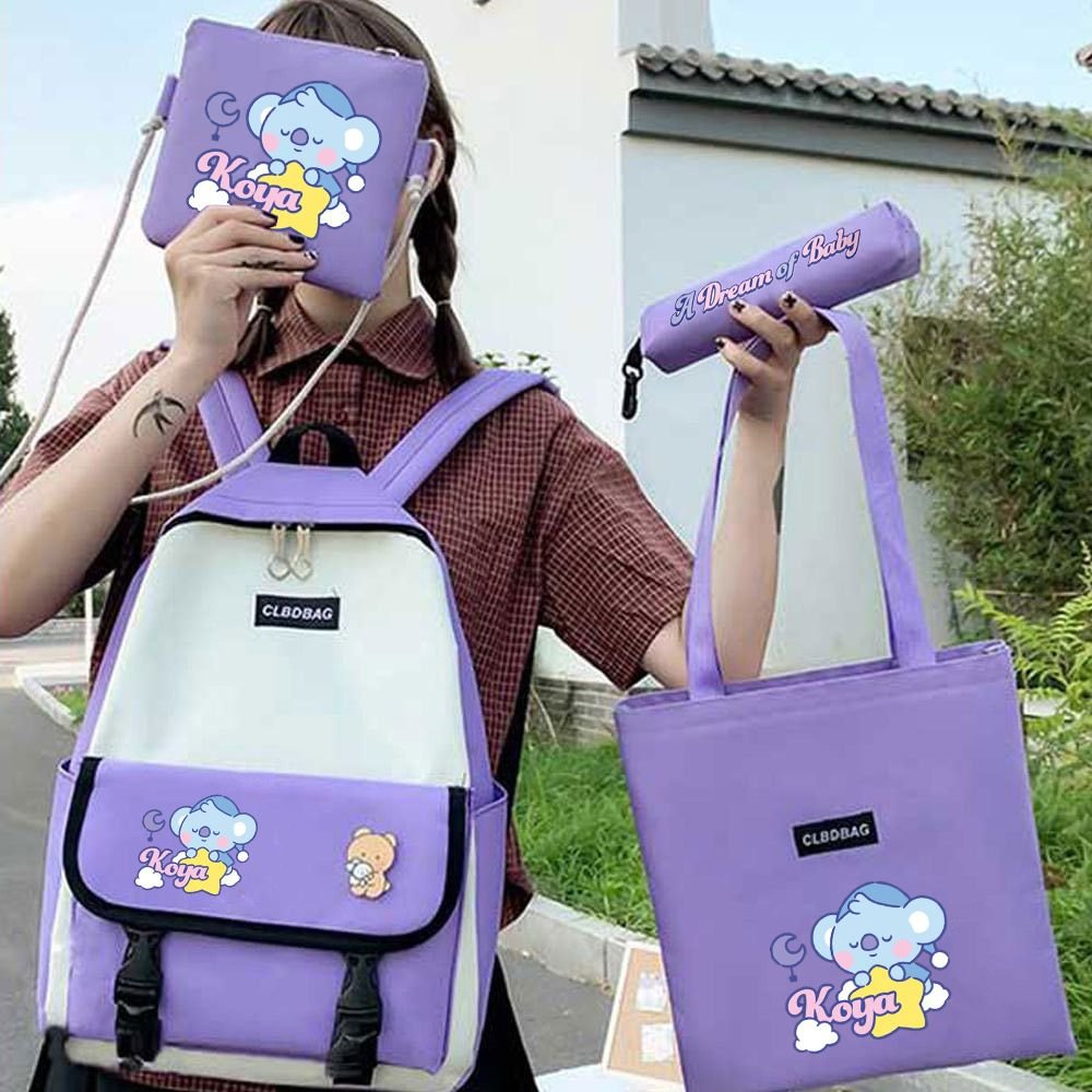 BT21 Dream Baby Four-piece Backpack