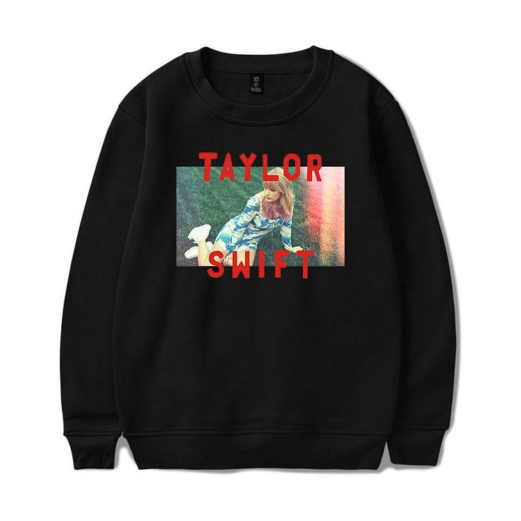 Swift LOVER Round Necklace Hoodie Sweatshirt for Fans-Mayoulove