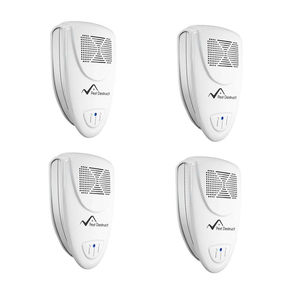 Ultrasonic Gnat Repeller PACK OF 4 - Get Rid Of Gnats In 48 Hours Or It's FREE - vzzhome
