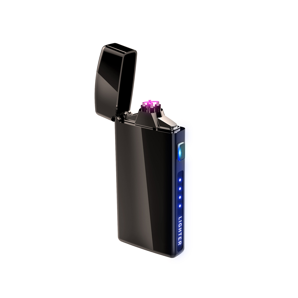 NANHONG Electronic Arc Lighter USB Rechargeable Flamless Windproof Lighter with USB Cable Blue 