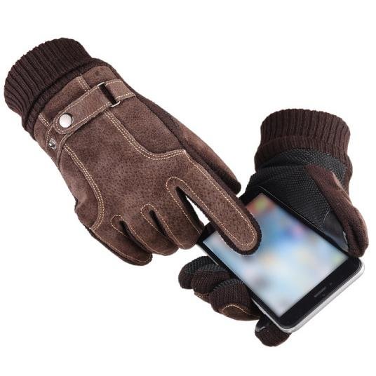 Outdoor Riding Plus Velvet Thick Warm Gloves / [viawink] /