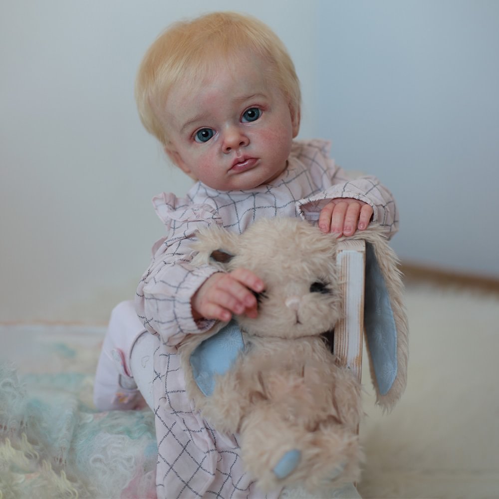 20" Best Doll For Realism Cute Eyes Opened Reborn Toddler Girl Named Dorrish