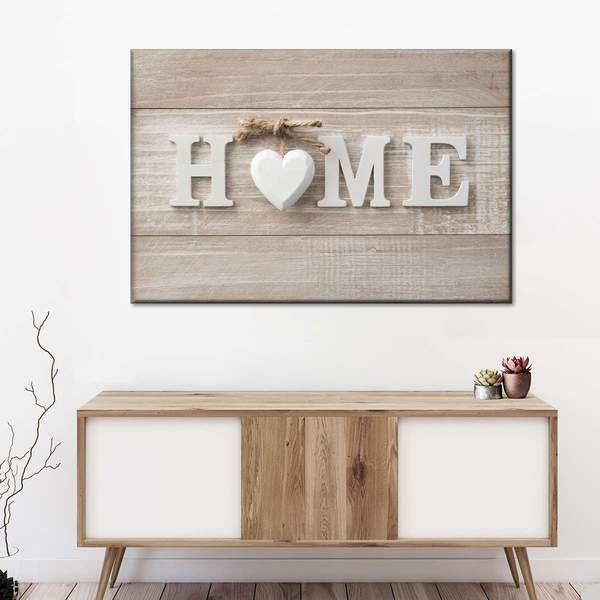 Love at Home Multi Panel Canvas Wall Art - vzzhome