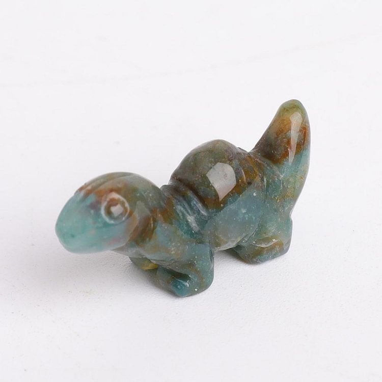 1.2“ Mini Dinosaur Carvings Animal Bulk Crystal wholesale suppliers 