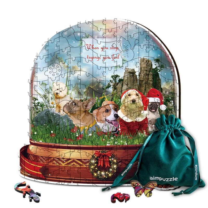 Crystal Ball Dog Puzzle-Ainnpuzzle
