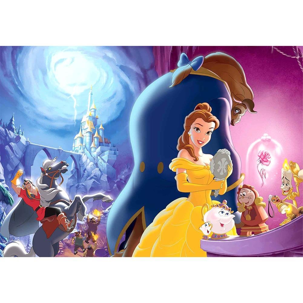 Full Round Diamond Painting Beauty and the Beast (40*30cm)