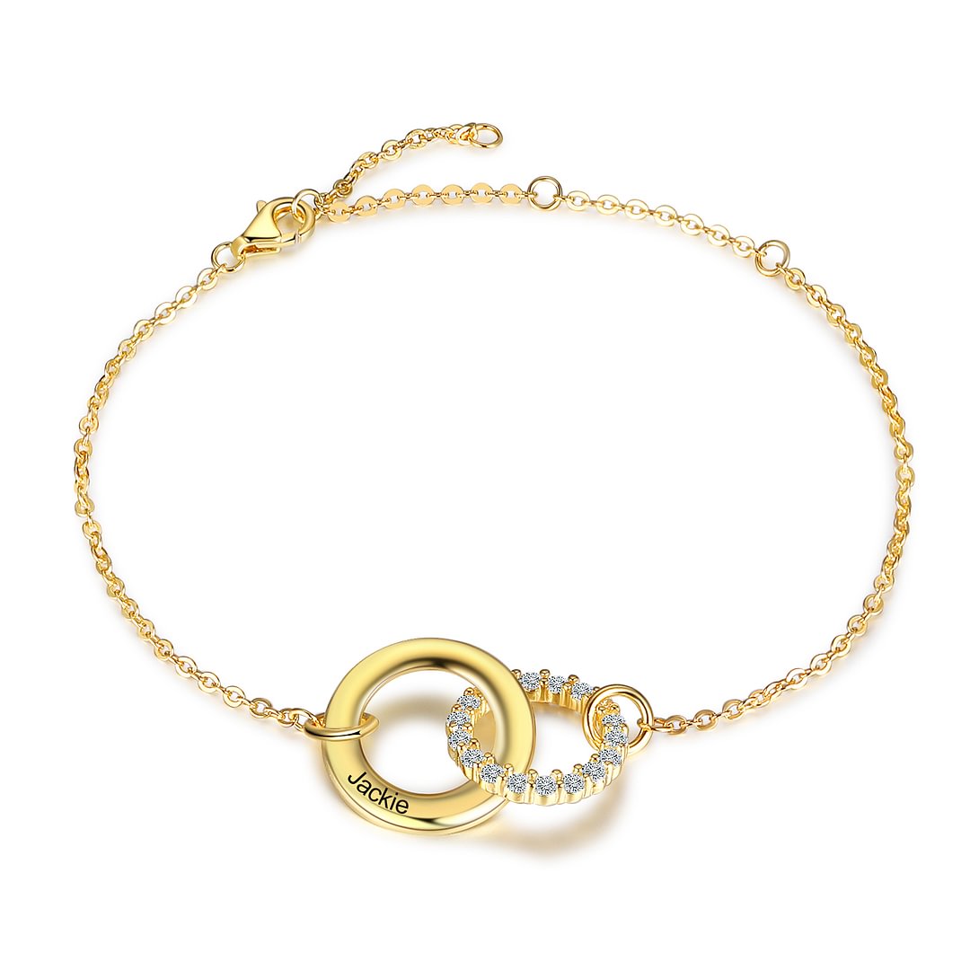 Bracelet Argent 925 prénom Personnalisé